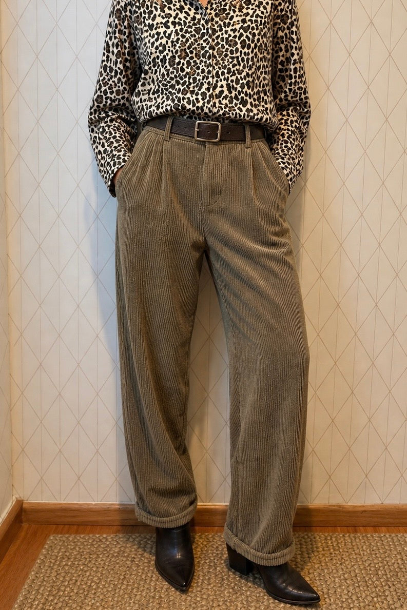 Pantalón Pana Ancho