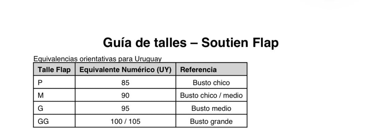 Soutien Adhesivo Flap Beige