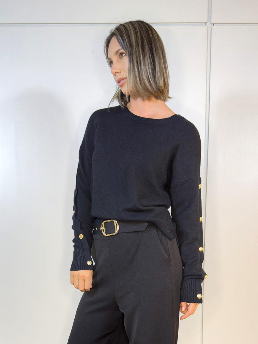 Buzo Bottoni Negro - vista frontal