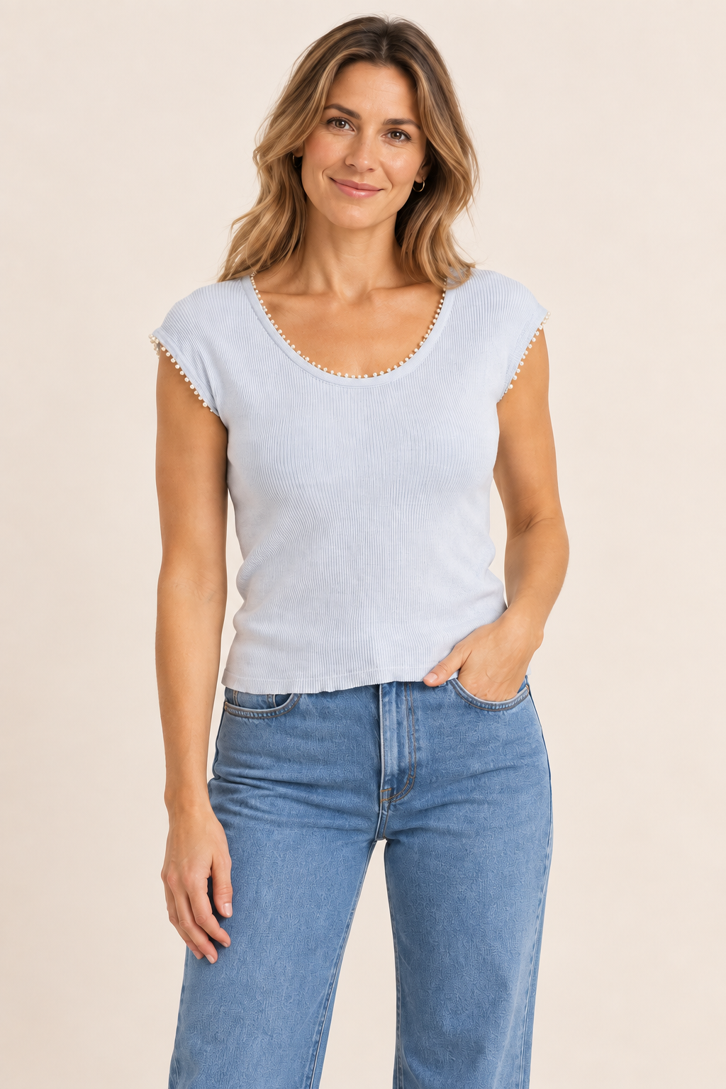 Remera Marea Celeste