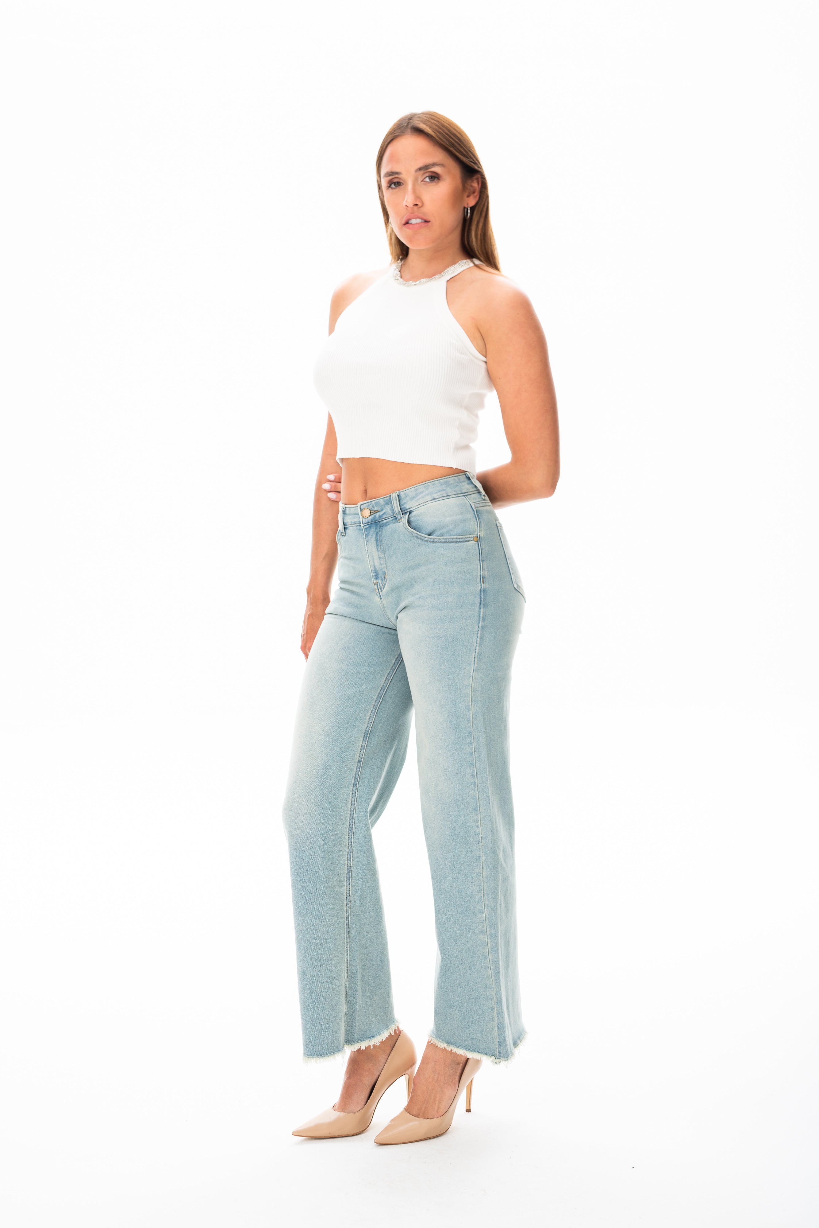 Jeans Ana en azul oscuro - vista frontal