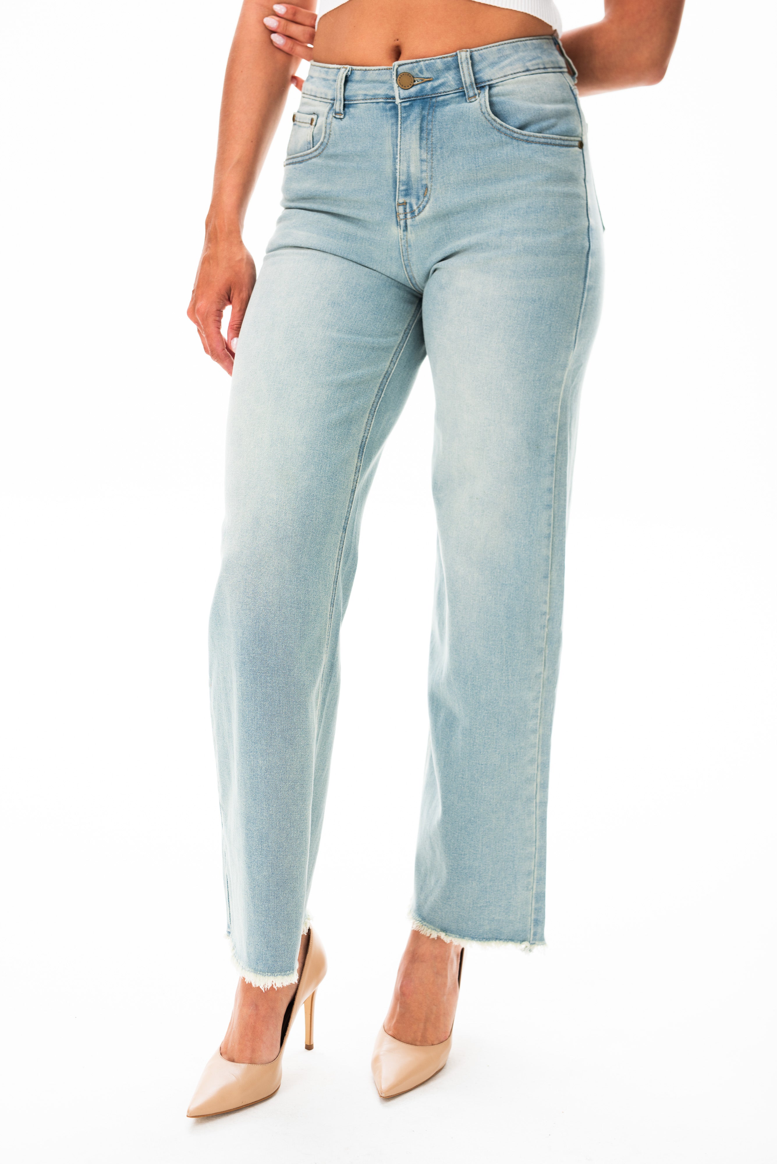 Jeans Ana en azul oscuro - vista trasera