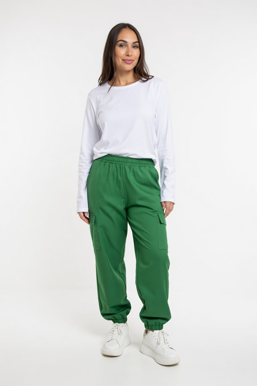 Babucha Cargo Verde - Frente