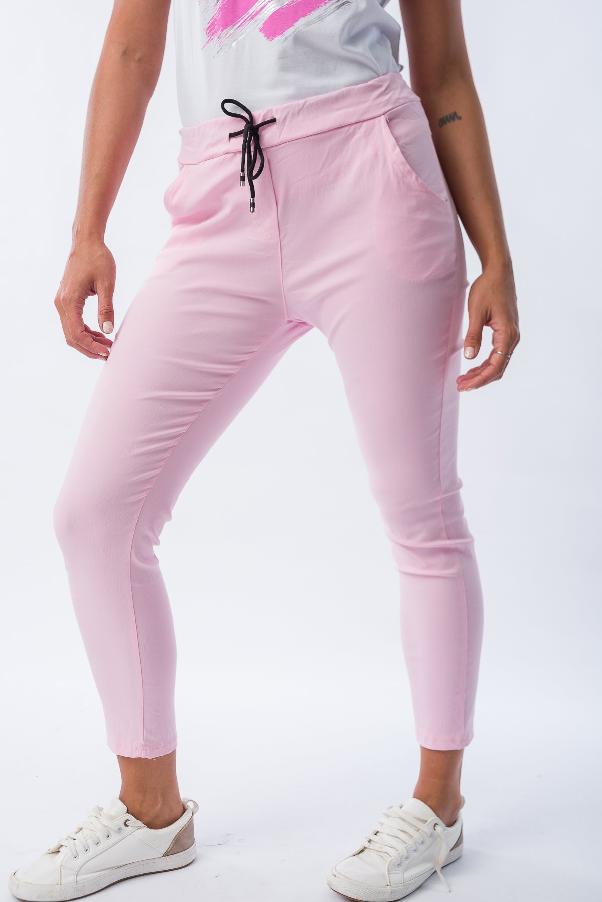 Babucha Rosa de Viviana Méndez - vista frontal