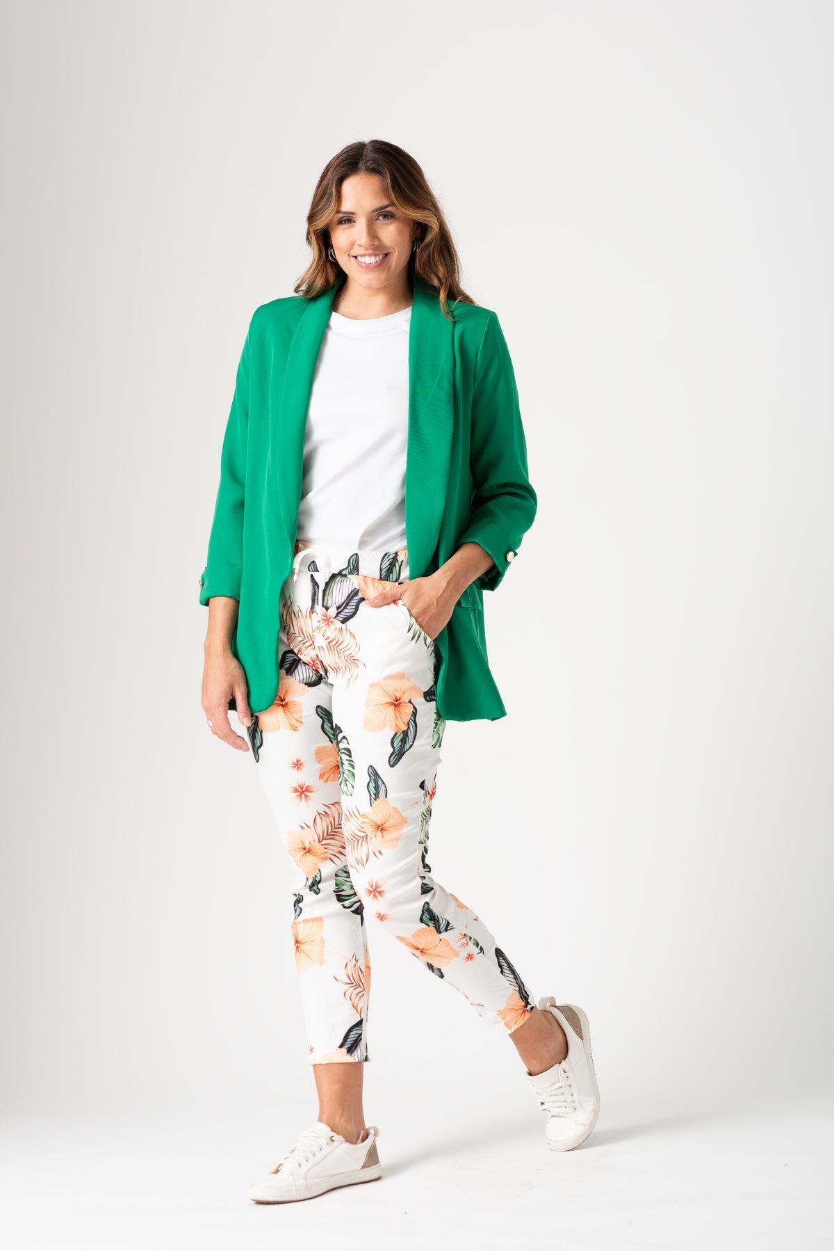 Viviana Méndez - Blazer Clásico Verde Benetton - Blazers