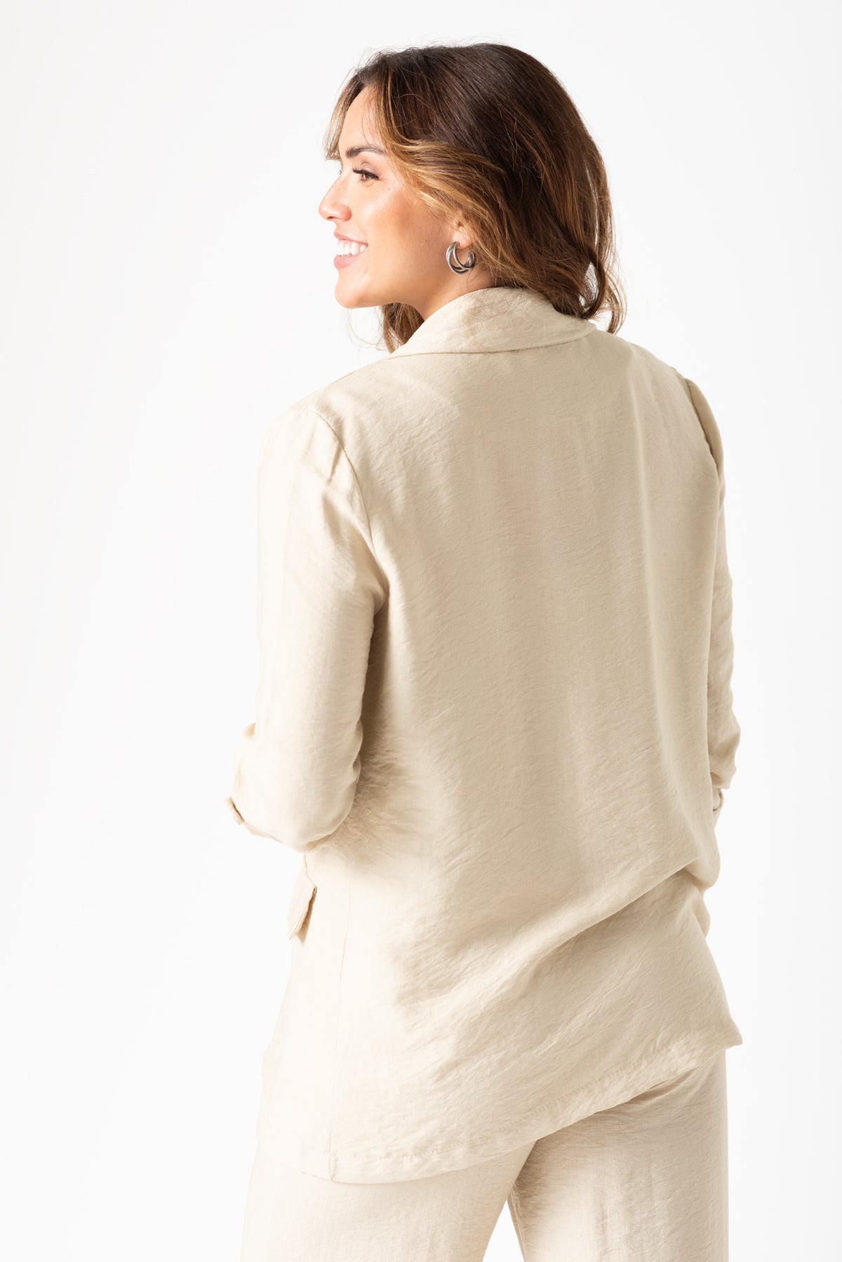 Conjunto completo con Blazer Leger Beige