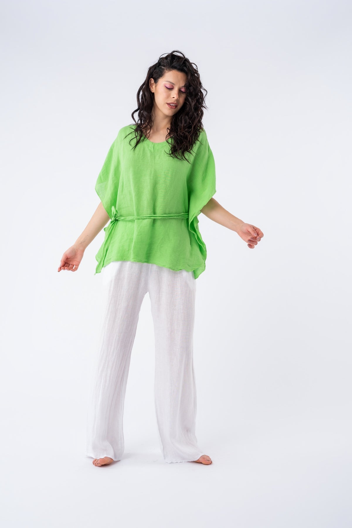 Blusa Positano Verde de Viviana Méndez - Estilo casual