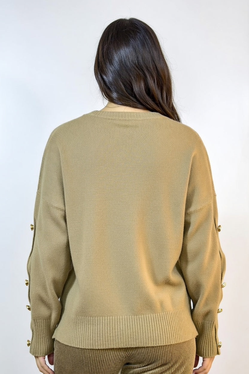 Buzo Bottoni Camel - Atras