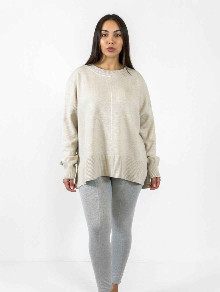 Buzo Noa Beige - Frente