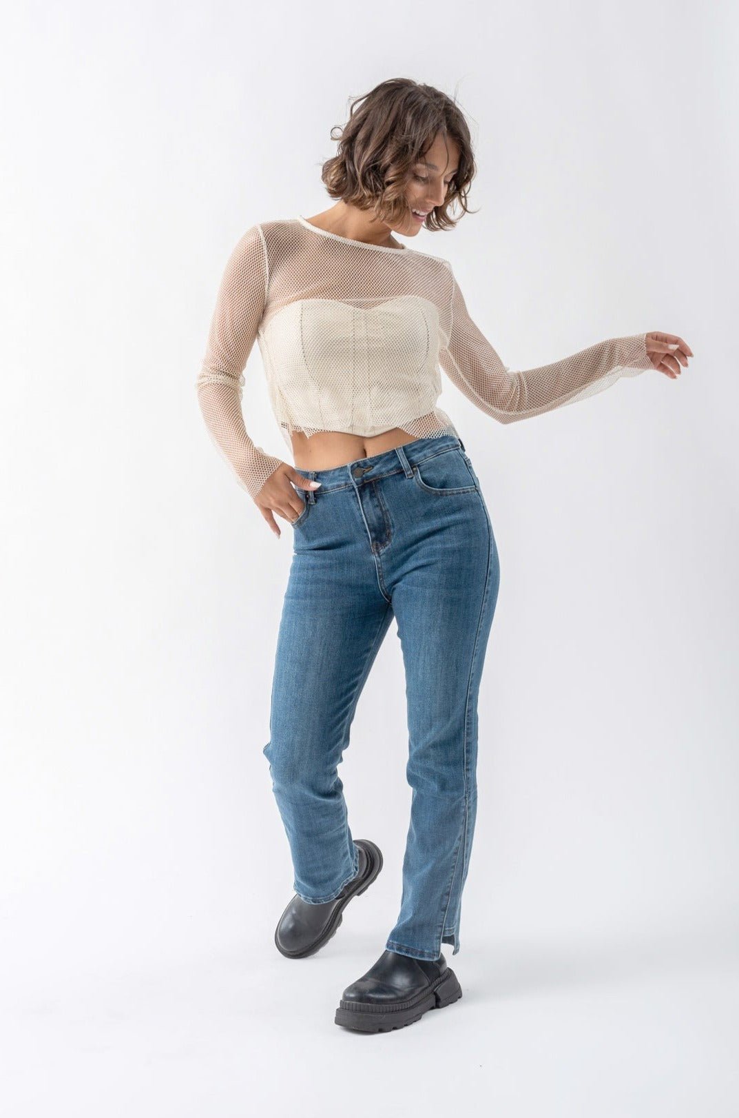 Buzo Oure Oro - blusa de diseño clásico en color oro