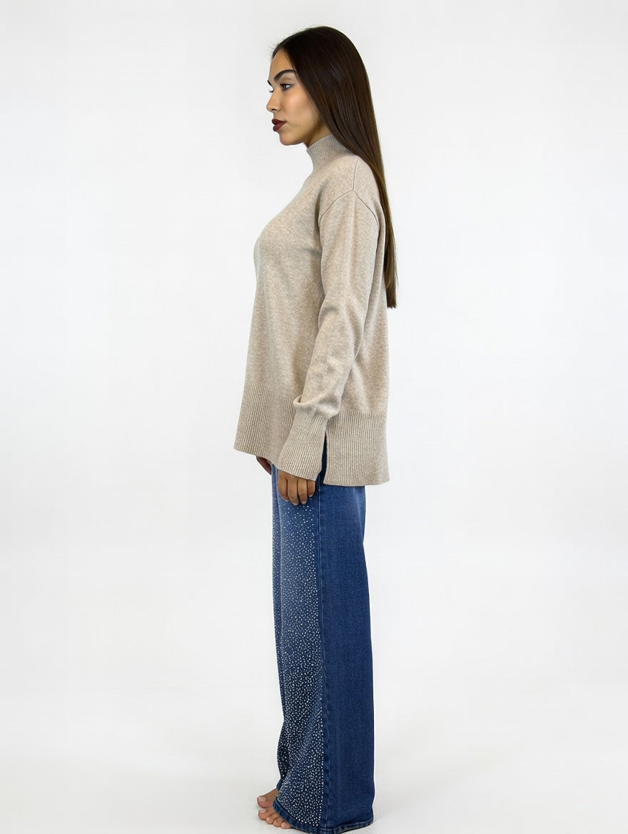 Buzo Siena Camel - Costado