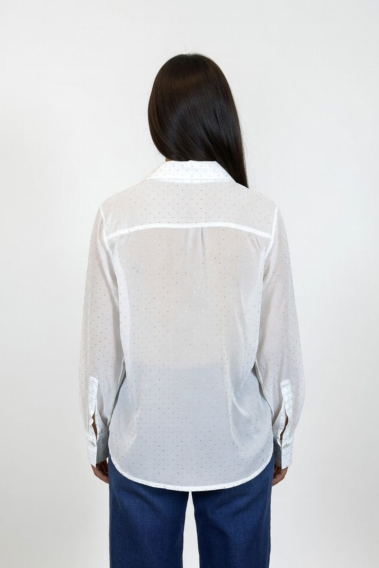 Camisa Alina Blanco - Atras