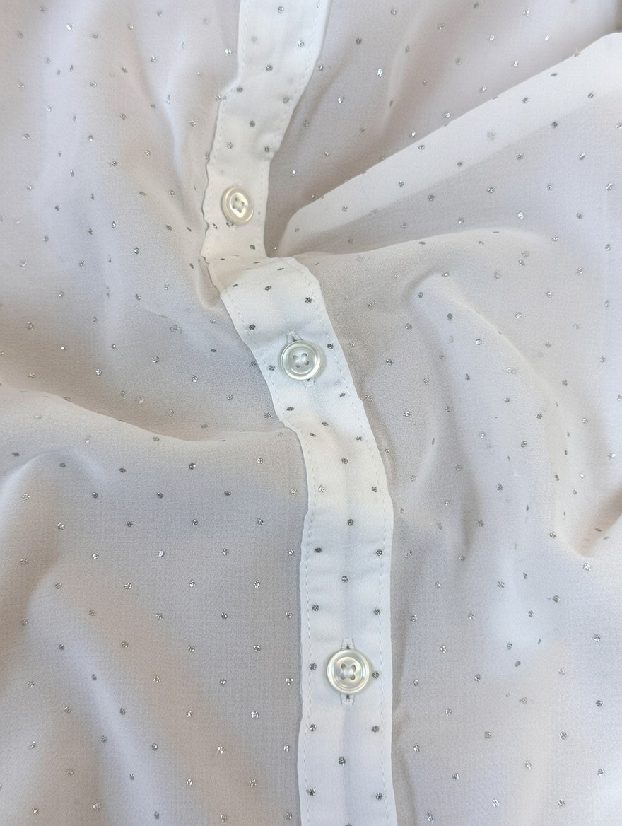 Camisa Alina Blanco - Detalle