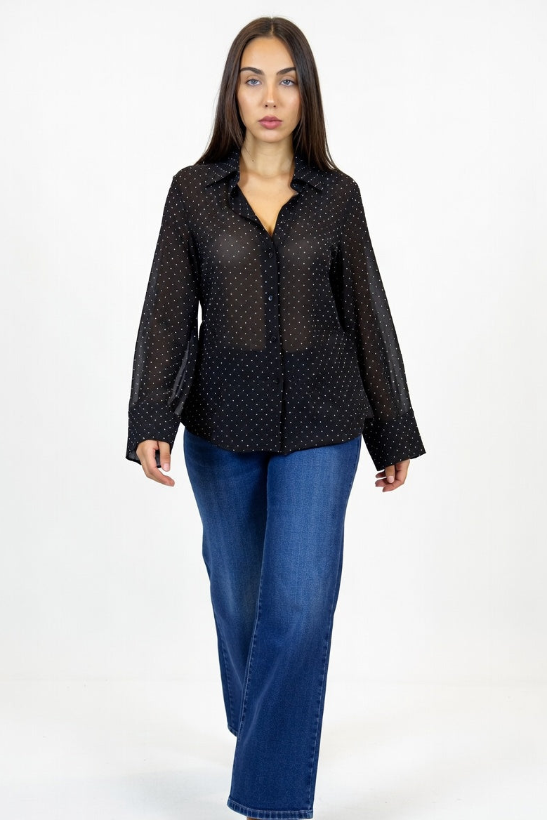 Camisa Alina Negro - Walking