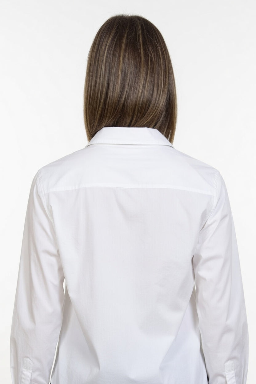Camisa Clásica Blanca - Atras