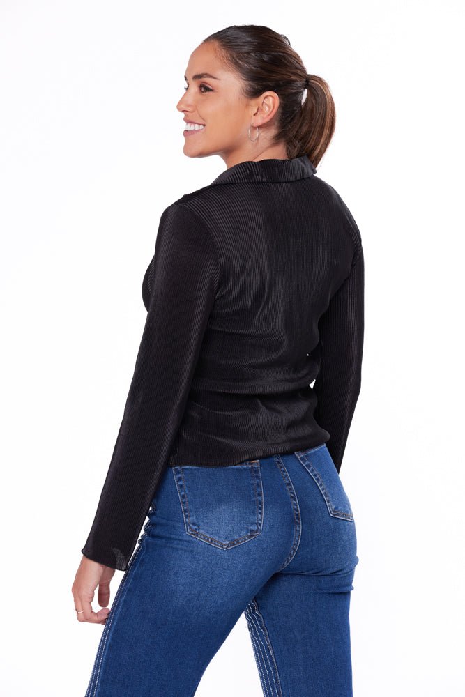 Viviana Méndez - Camisa Livera Negra - Camisas