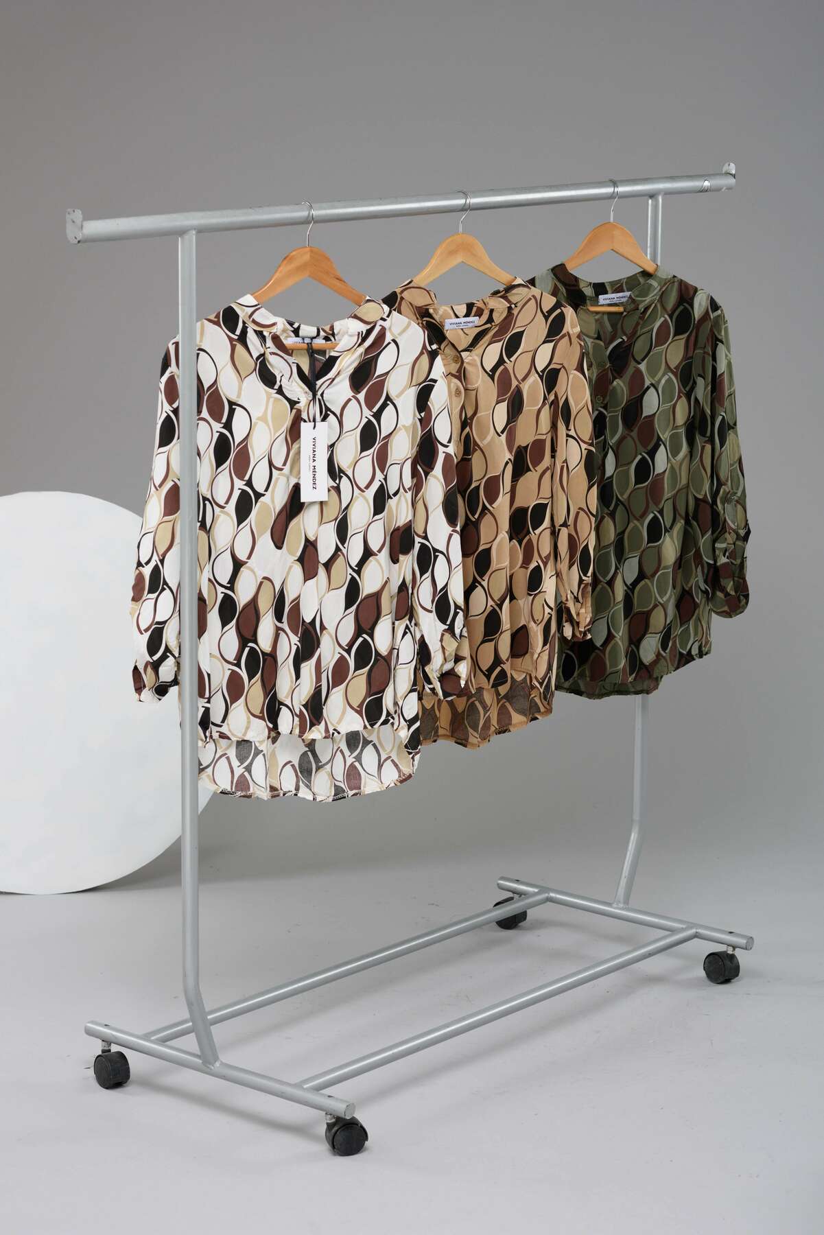 Viviana Méndez - Camisa Retro Varios Colores - SALE