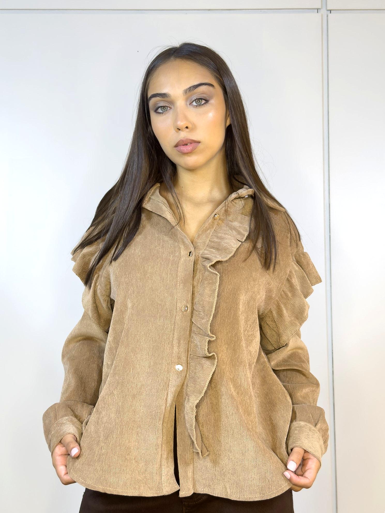 Viviana Méndez - Camisa Vivre Beige - Camisas