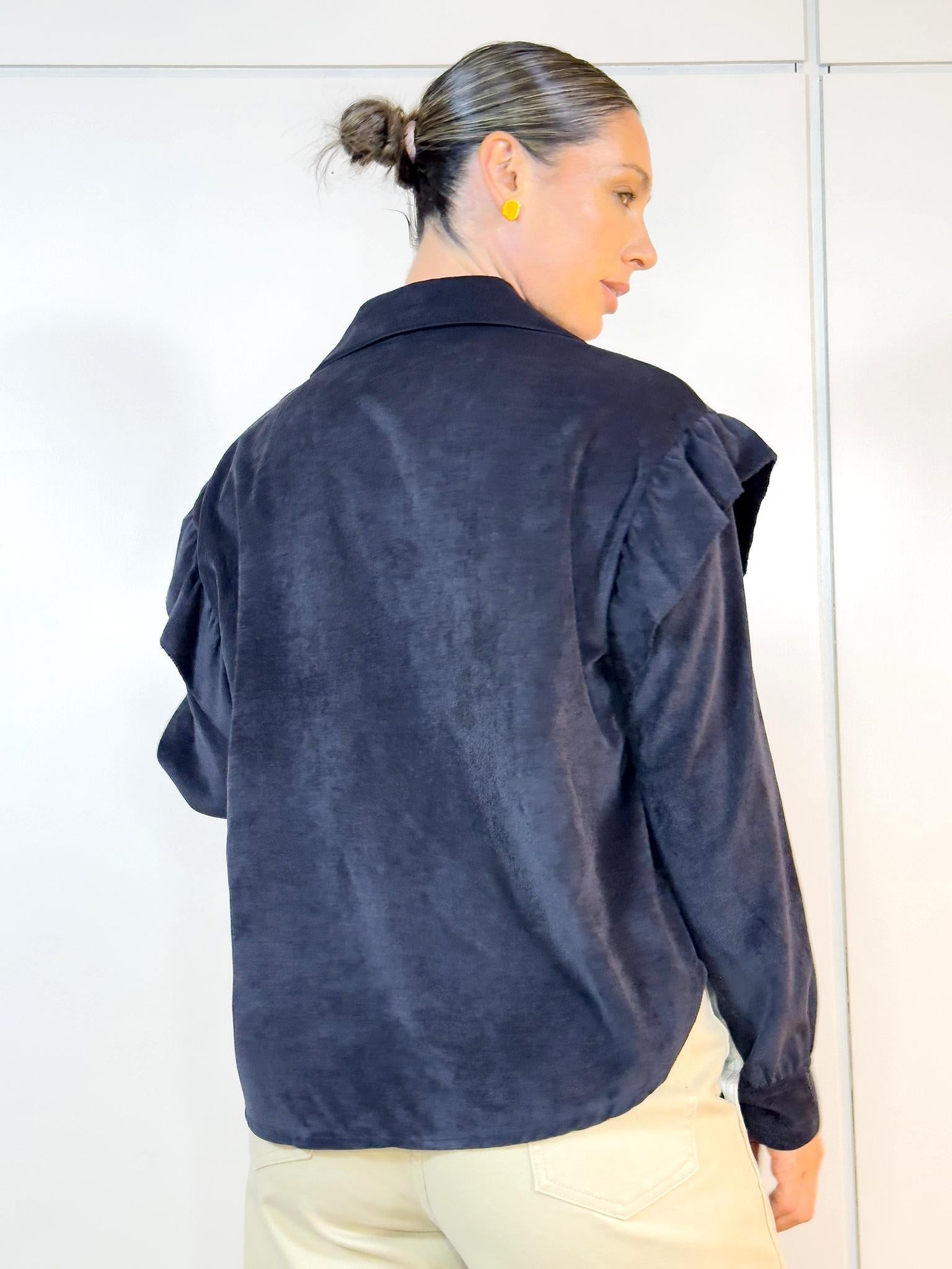 Viviana Méndez - Camisa Vivre Negra - Camisas