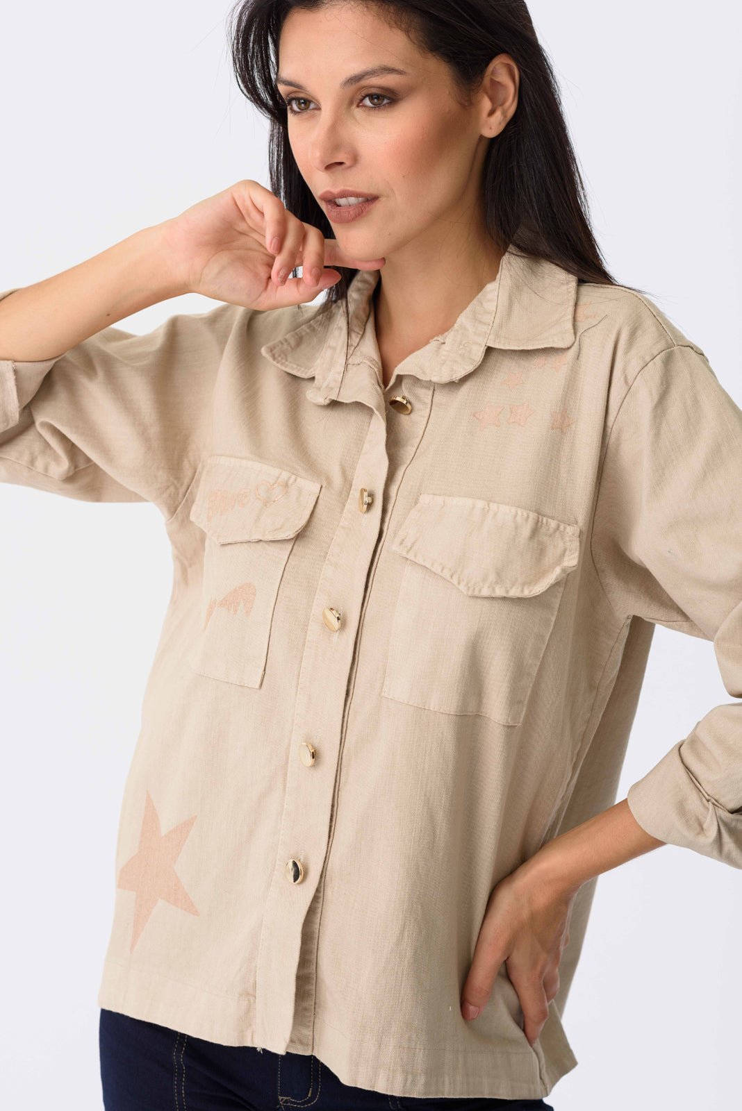 Viviana Méndez - Campera Algodón Trouble Maker - Camperas y Chaquetas