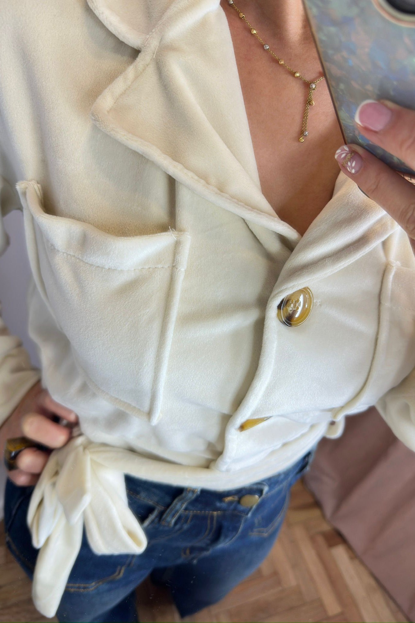 Viviana Méndez - Campera Levite Crudo - Camperas