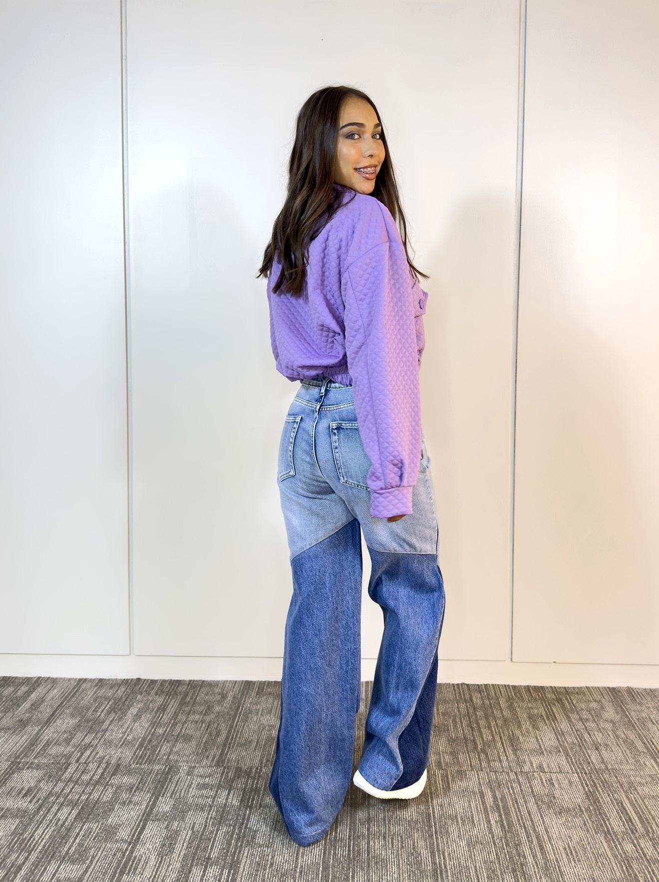 Viviana Méndez - Campera New York Lila - Camperas