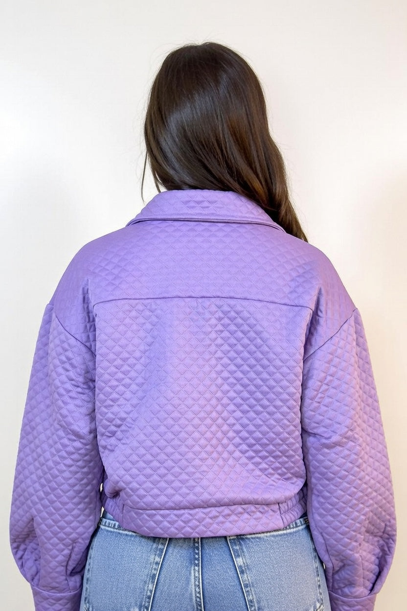 Campera New York Lila - Atras