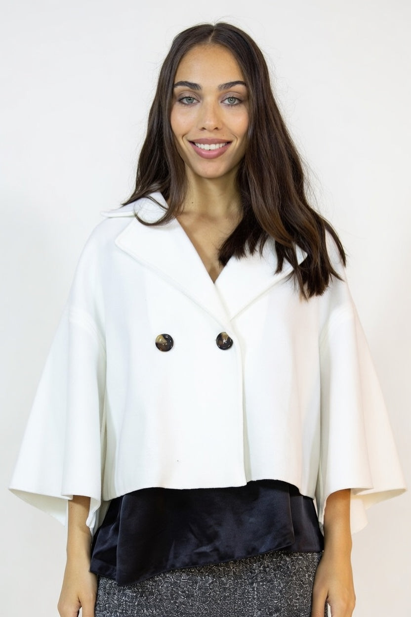 Capa de Paño Blanca - Frente