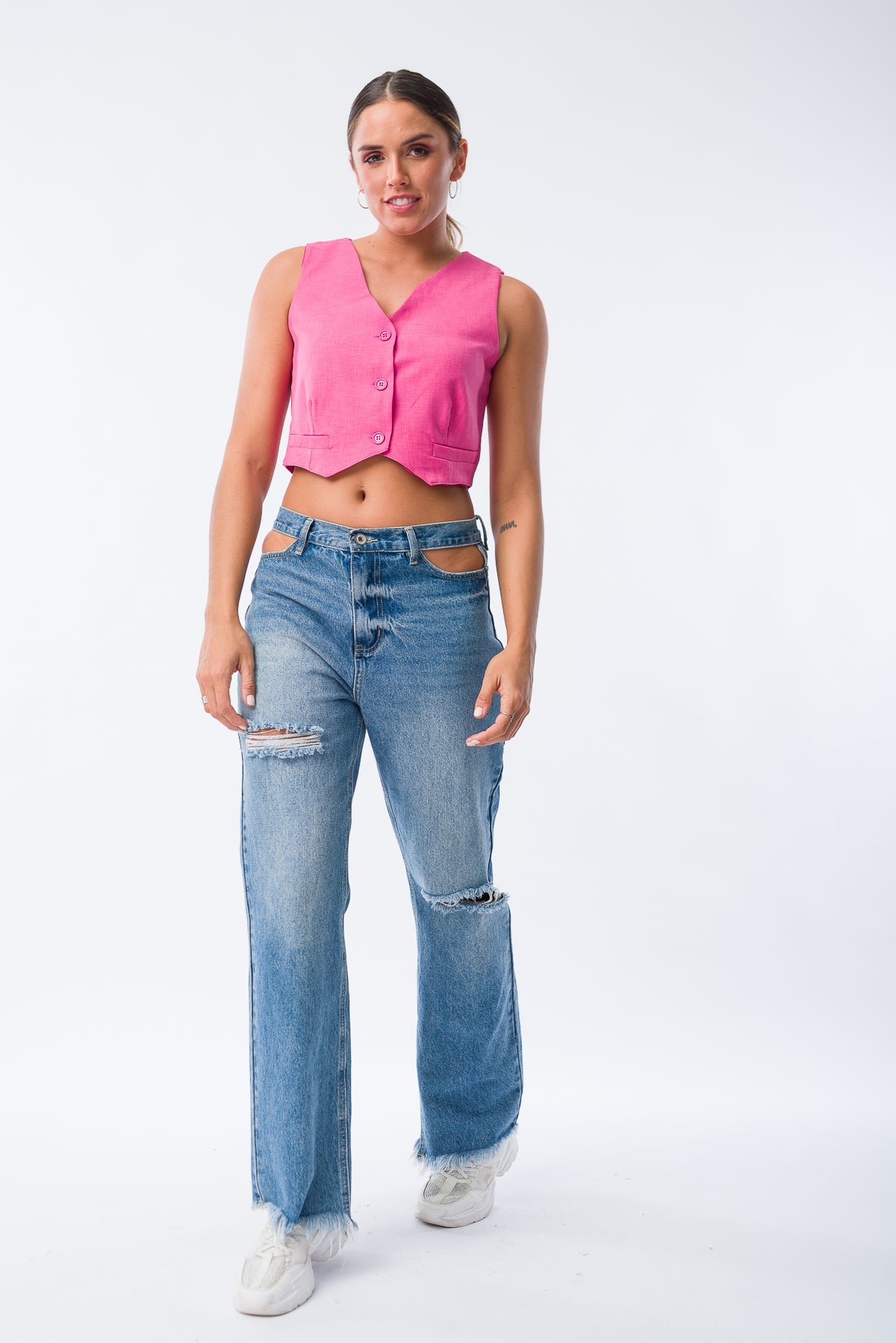 Viviana Méndez - Chaleco Sastre Fucsia - Chalecos