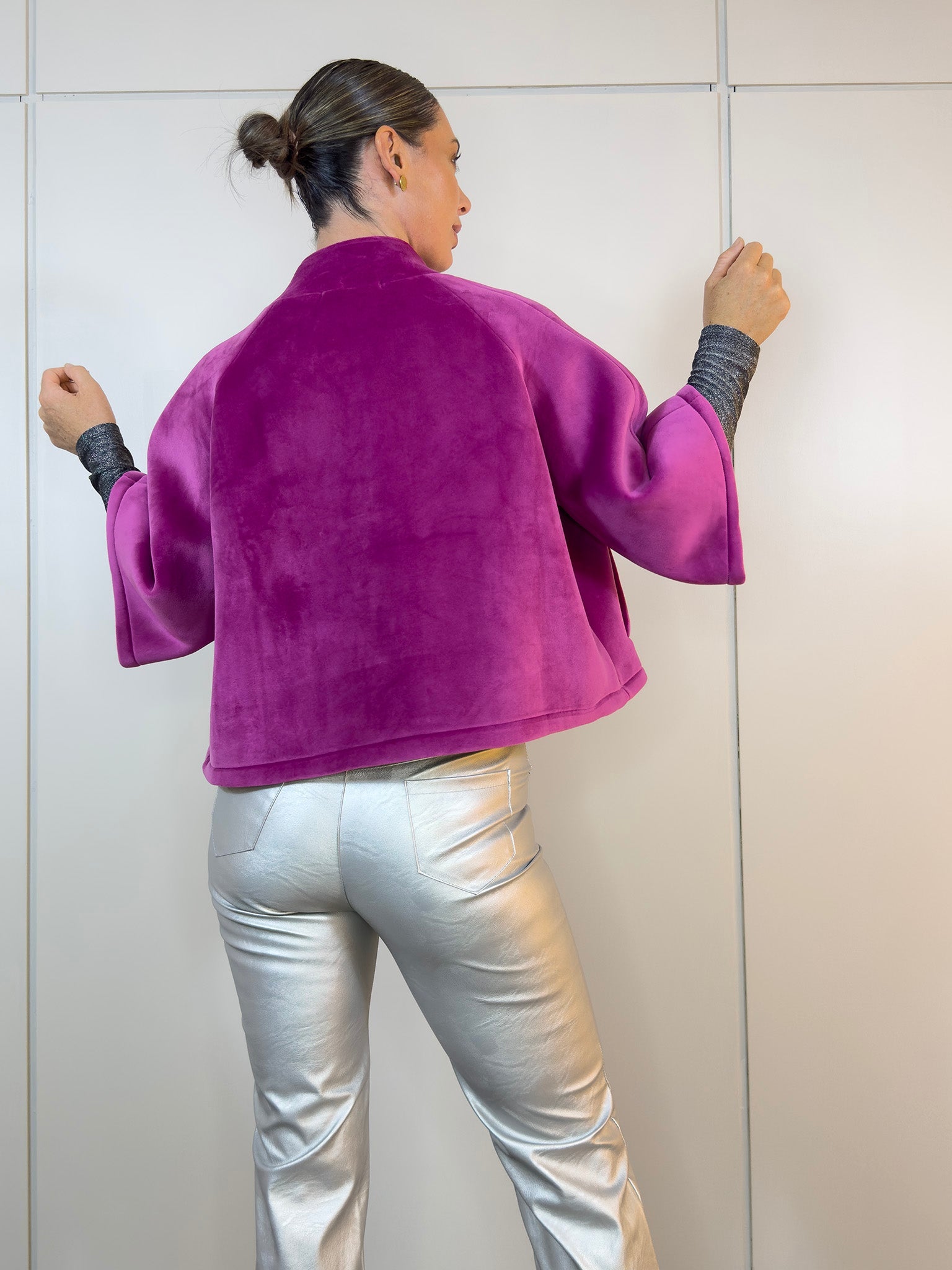 Viviana Méndez - Chaqueta Mome Fucsia - Chaquetas