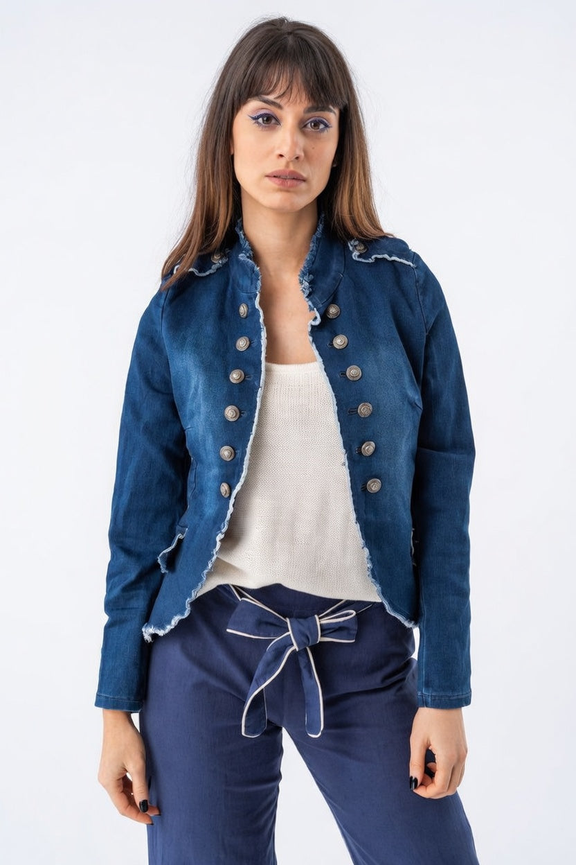 Chaqueta Victoriana Jeans - Frente