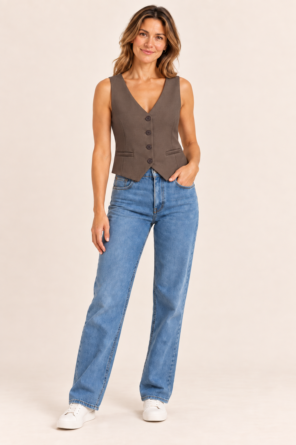 Chaleco Ambar Chocolate