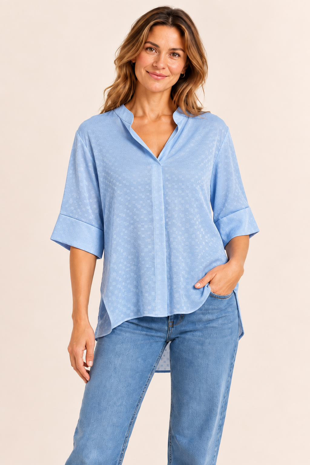 Blusa Serena Celeste