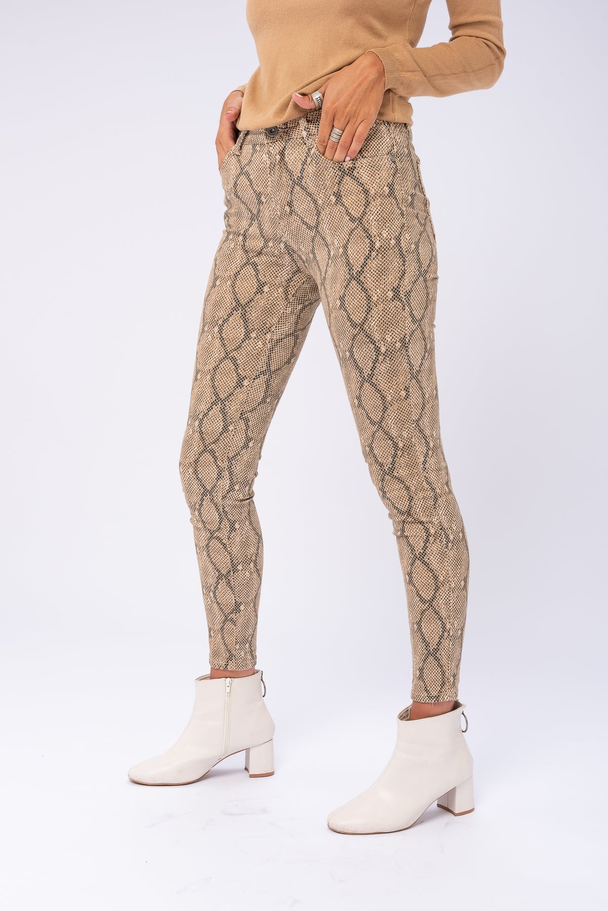 Viviana Méndez - Jeans Serpent Marrón - Jeans