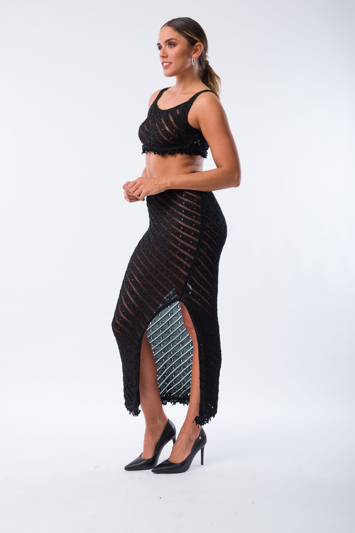Pollera Leticia Negro