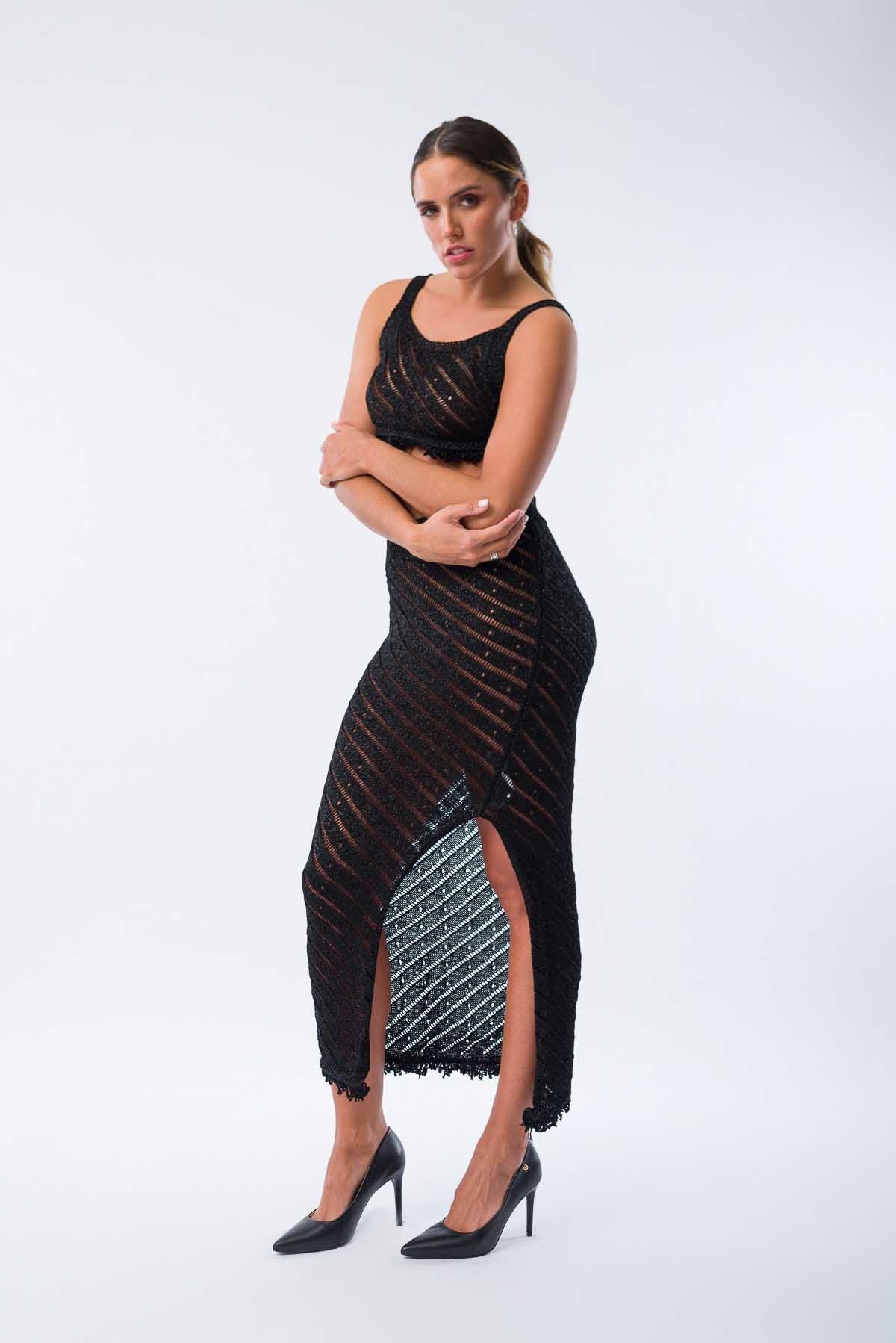 Pollera Leticia Negro