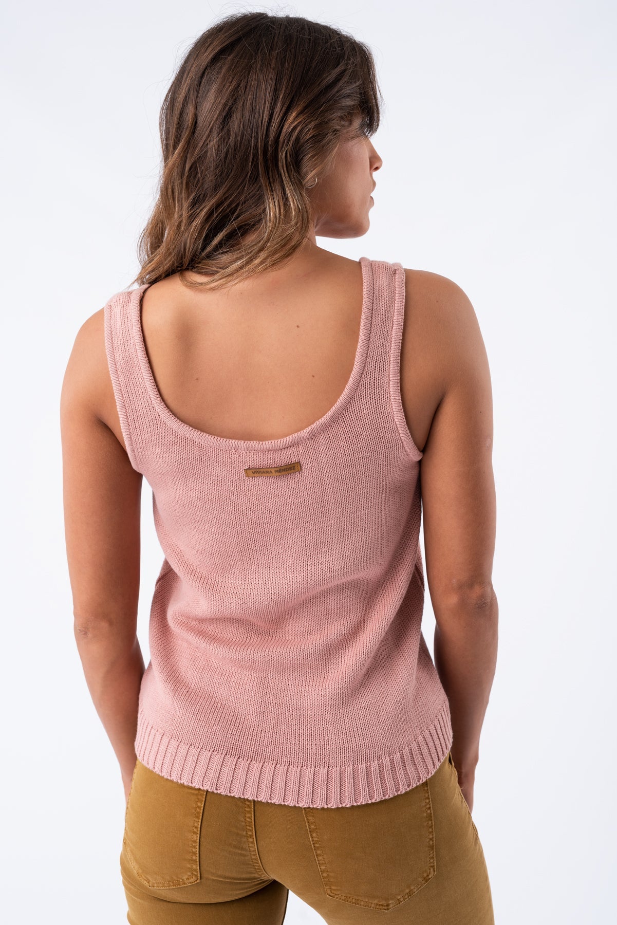 Viviana Méndez - Musculosa Hilo Rosa - Musculosas