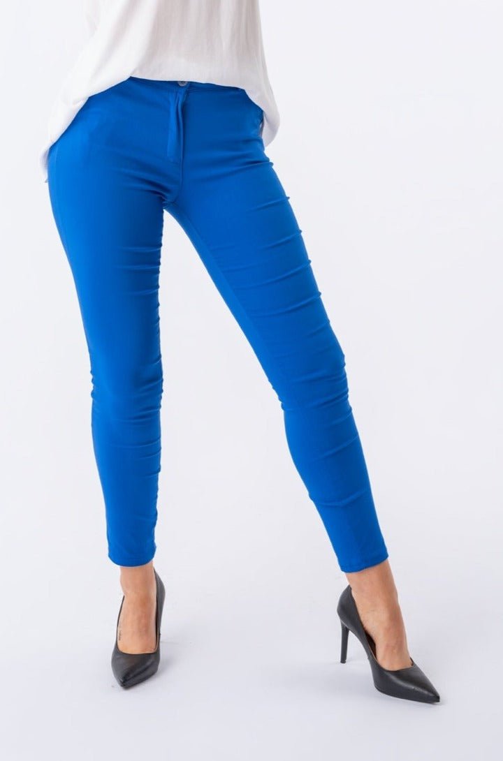 Viviana Méndez - Pantalón Aline Azul Francia - SALE