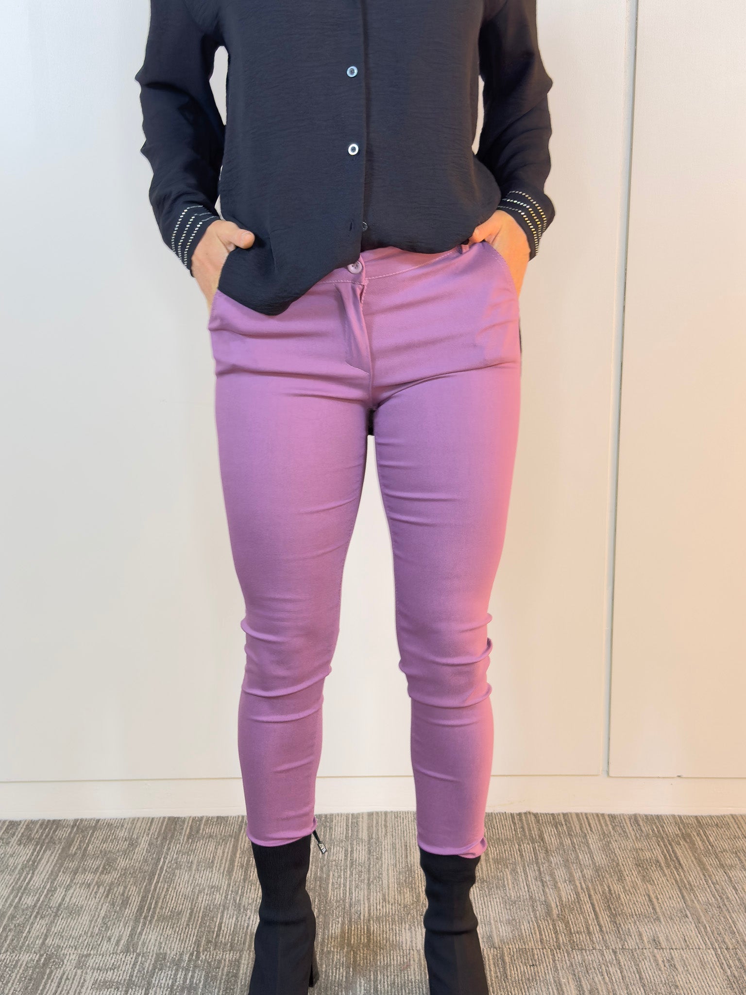 Viviana Méndez - Pantalón Aline Violeta - SALE