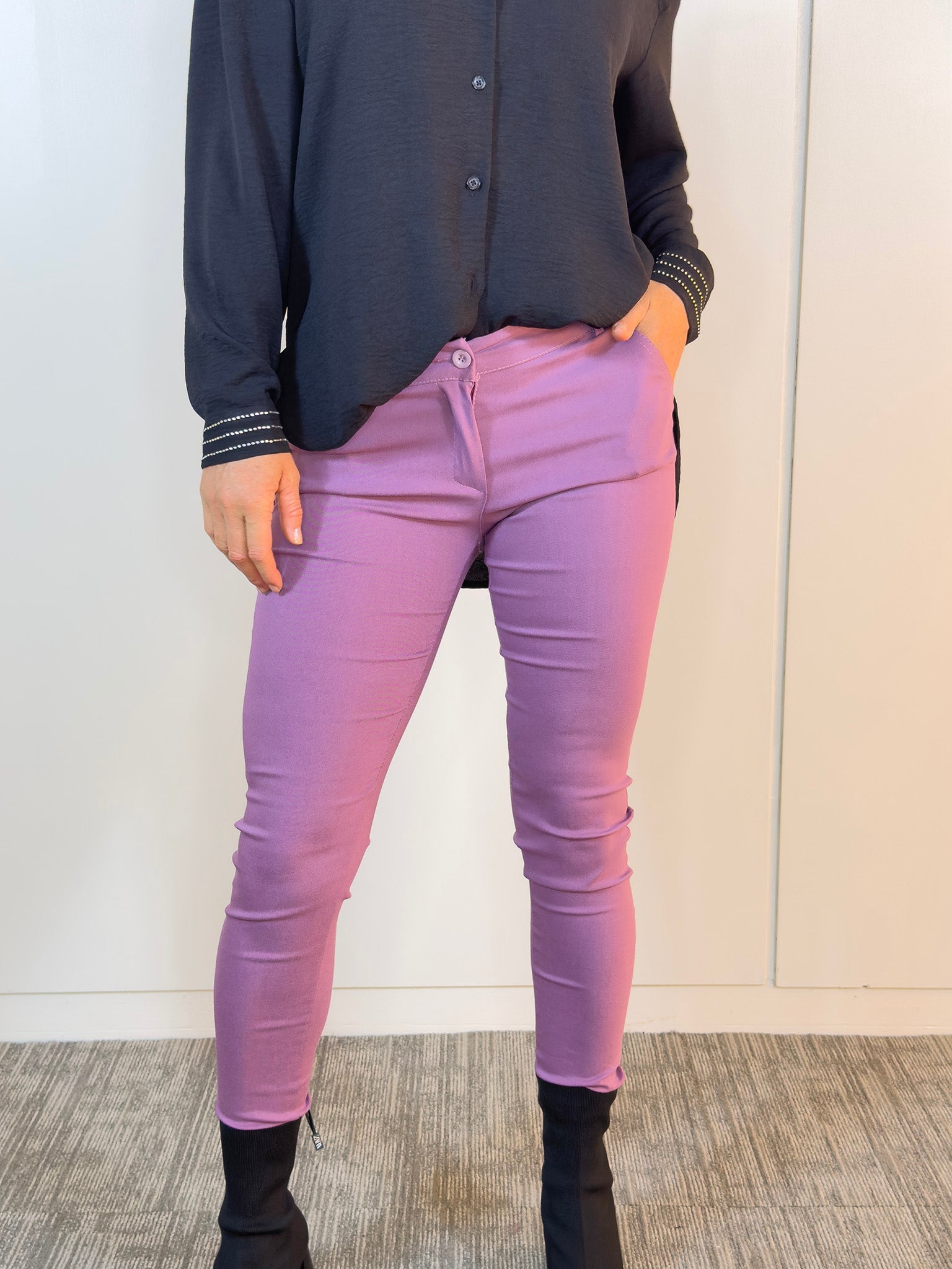 Viviana Méndez - Pantalón Aline Violeta - SALE