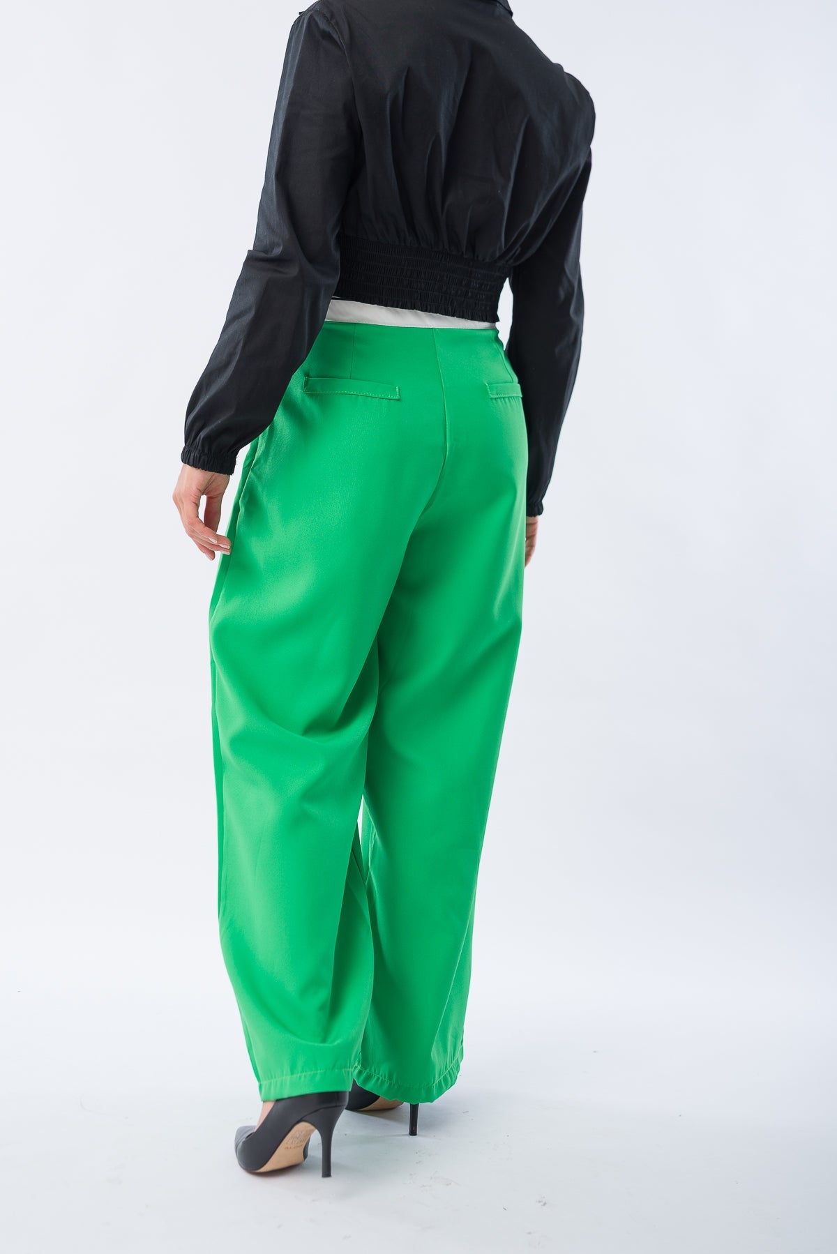 Viviana Méndez - Pantalón Chisure Verde Benetton - Pantalones