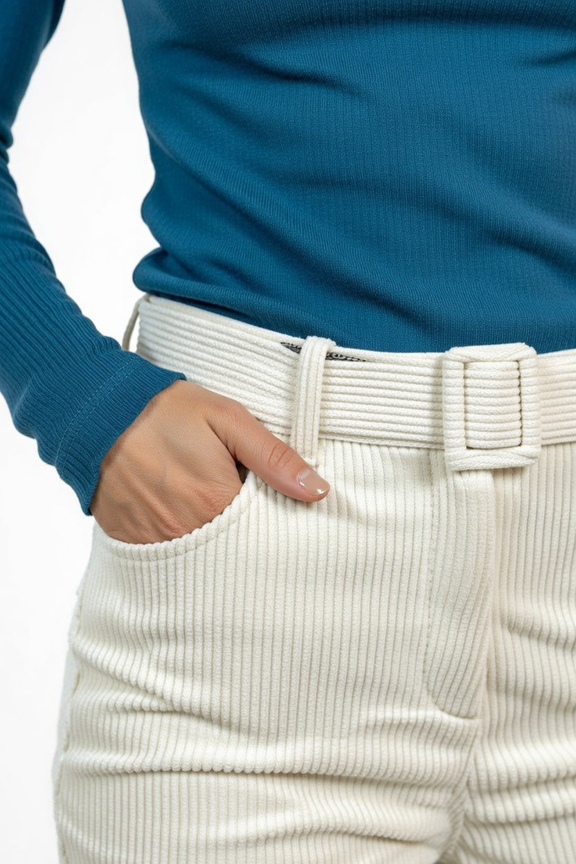 Pantalón Cota Crudo - Detalle