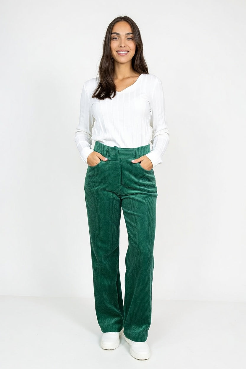 Pantalón Cota Verde - Frente