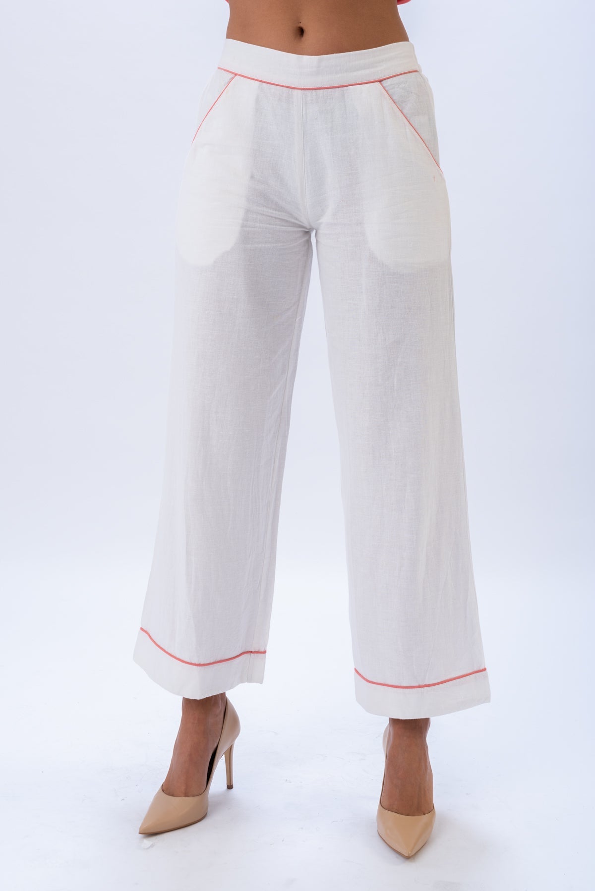 Viviana Méndez - Pantalón Diana Blanco - SALE