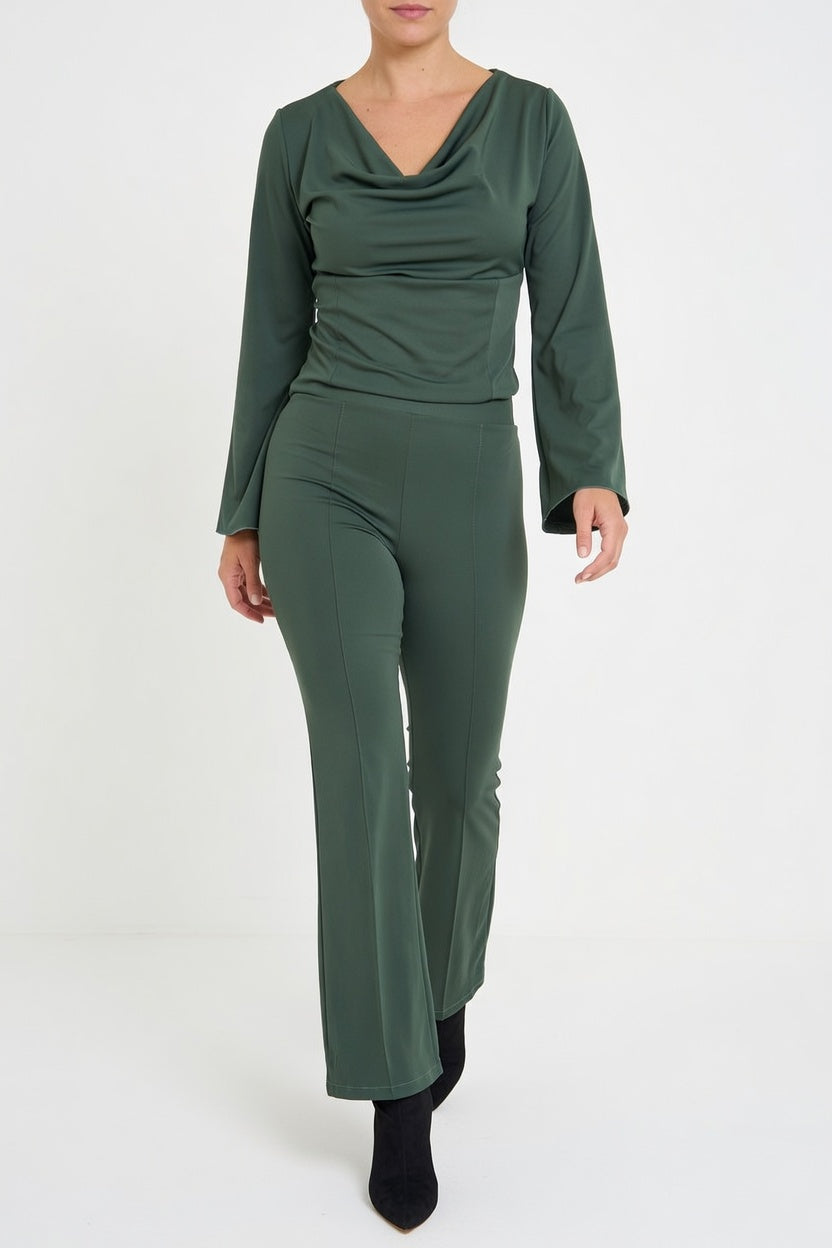 Pantalón Donata Verde Oliva - Walking