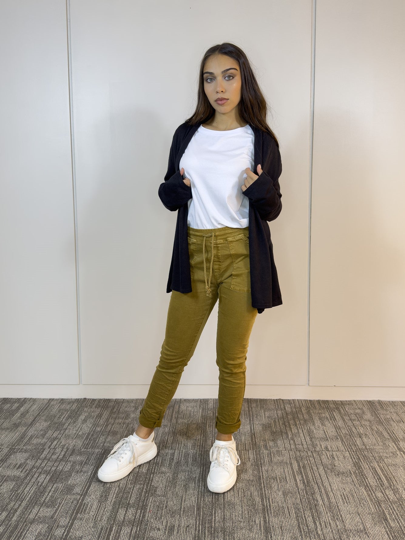 Viviana Méndez - Pantalón Fortevo Mostaza - Pantalones