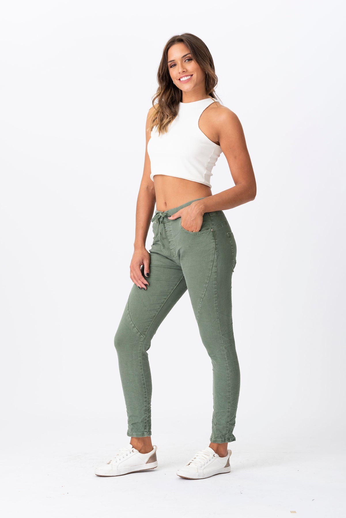 Viviana Méndez - Pantalón Fortevo Verde - SALE