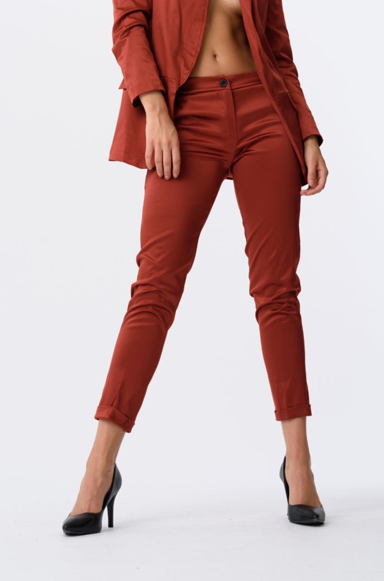 Viviana Méndez - Pantalón Sarto Bordó - Pantalones
