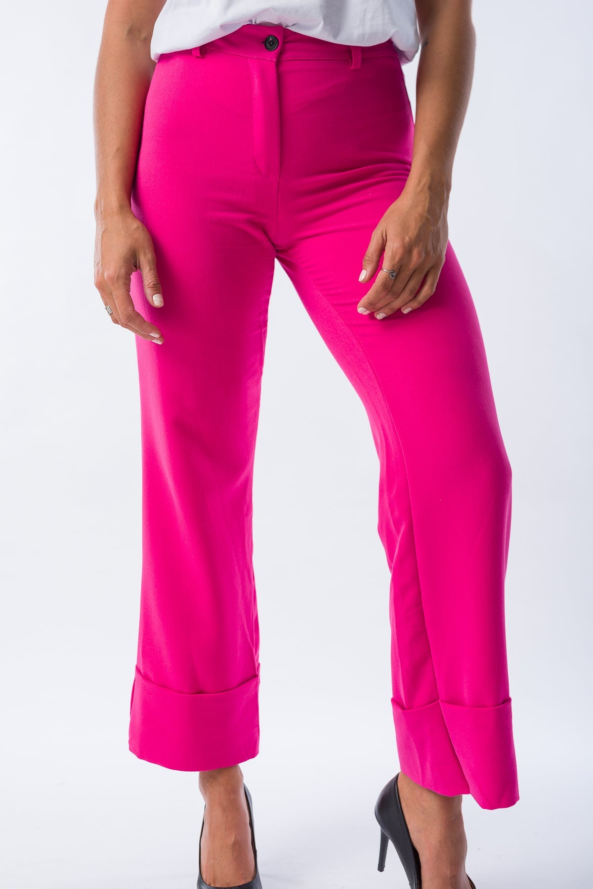 Viviana Méndez - Pantalón Sastrero Fucsia - Pantalones