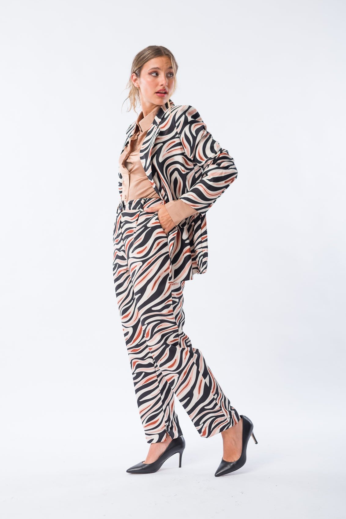 Viviana Méndez - Pantalon Selva Beige - Pantalones